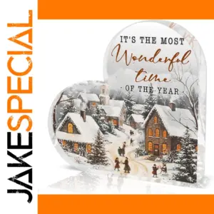 Holiday Acrylic Heart Wall Décor