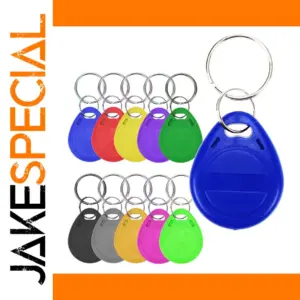 Vibrant 100 RFID Key Tags Set for Access