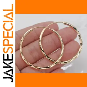 Large Gold Hoop Earrings for Women