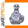 Copper Skele-Gro Brooch with Glitter Detailing
