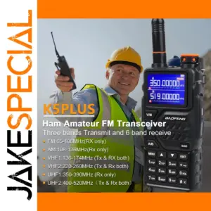 Baofeng K5PLUS Walkie-Talkie with 999 Channels