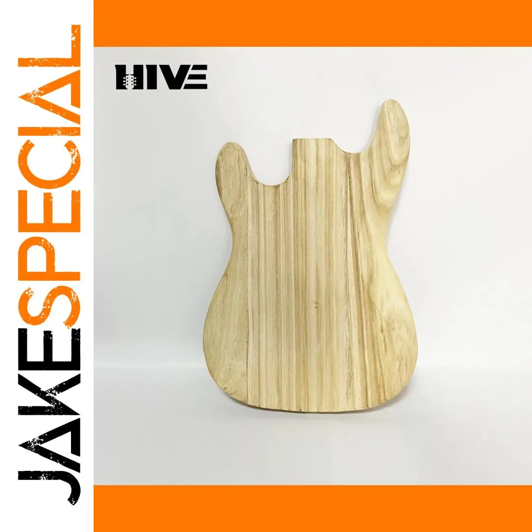 Natural Paulownia Electric Guitar Body 47x34x5.5cm 1 Natural Paulownia Electric Guitar Body 47x34x5.5cm