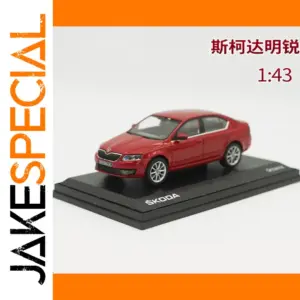 Red 1/43 Diecast Octavia Model Car