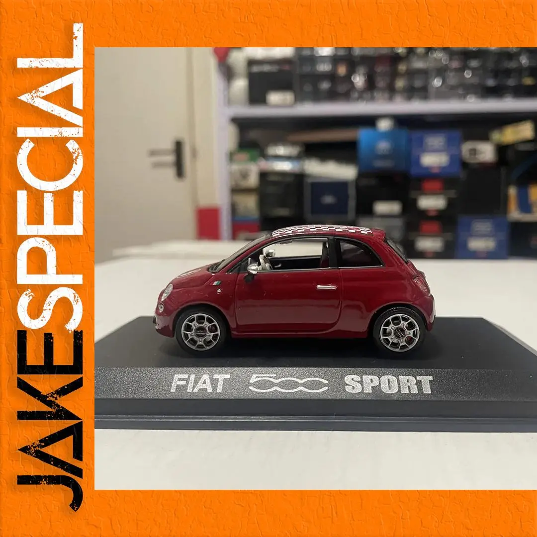 1:43 Fiat 500 Nuova Alloy Model in Red 1 1:43 Fiat 500 Nuova Alloy Model in Red