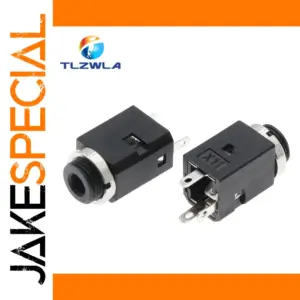 3.5mm Stereo Female Socket Jack 36V for Audio Projects