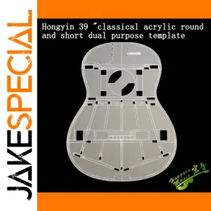 39-Inch Classical Guitar Template for Precision