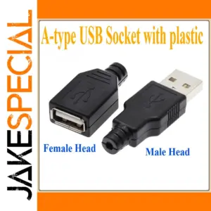 USB 4-Pin Connectors Set for DIY Electronics