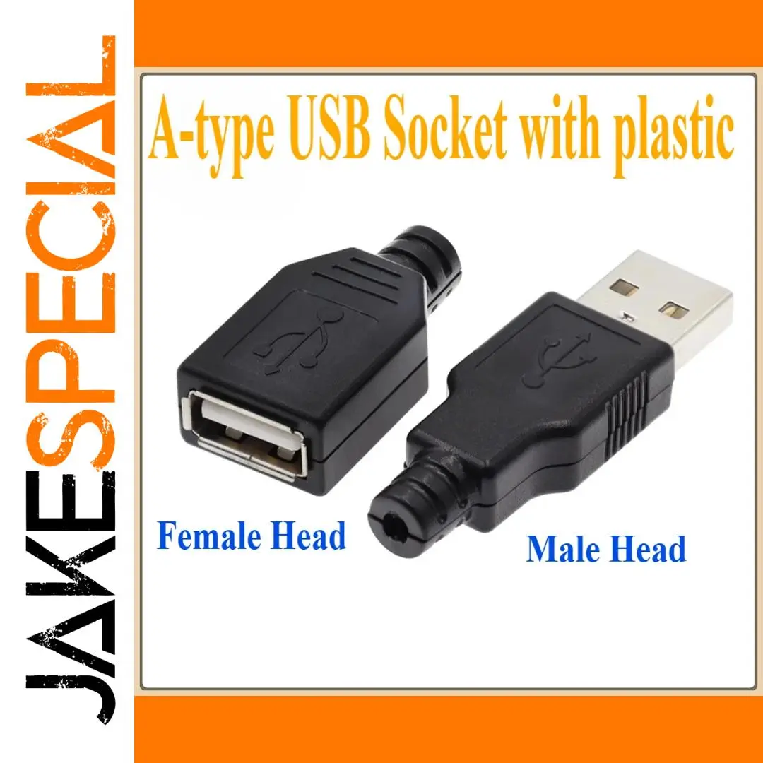 USB 4-Pin Connectors Set for DIY Electronics 1 USB 4-Pin Connectors Set for DIY Electronics