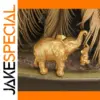 Gold Elephant Home Decor Figurine