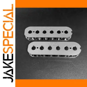 Chrome Humbucker Bobbins Set for Guitar Repairs