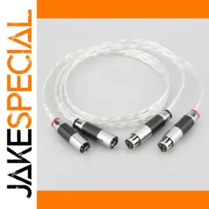 High-Performance Silver Plated XLR Cable 1m