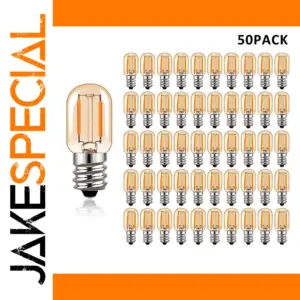 Vintage LED Filament Bulb Set 50 E12/E14 2200K