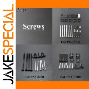 PS2 and PS3 Slim Repair Screw Set