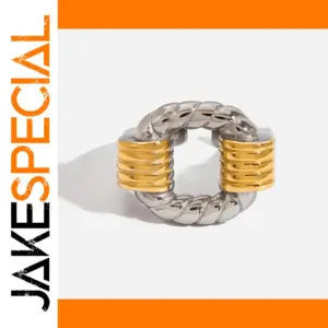 Stainless Steel Women's Fashion Ring 1.74cm