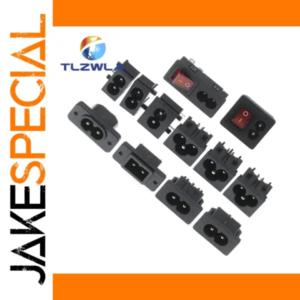 Black Plastic Electrical Socket Modules Collection | JakeSpecial