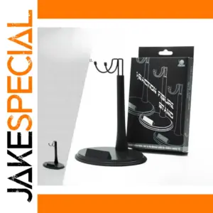12-Inch Action Figure Support Stand with Black Finish
