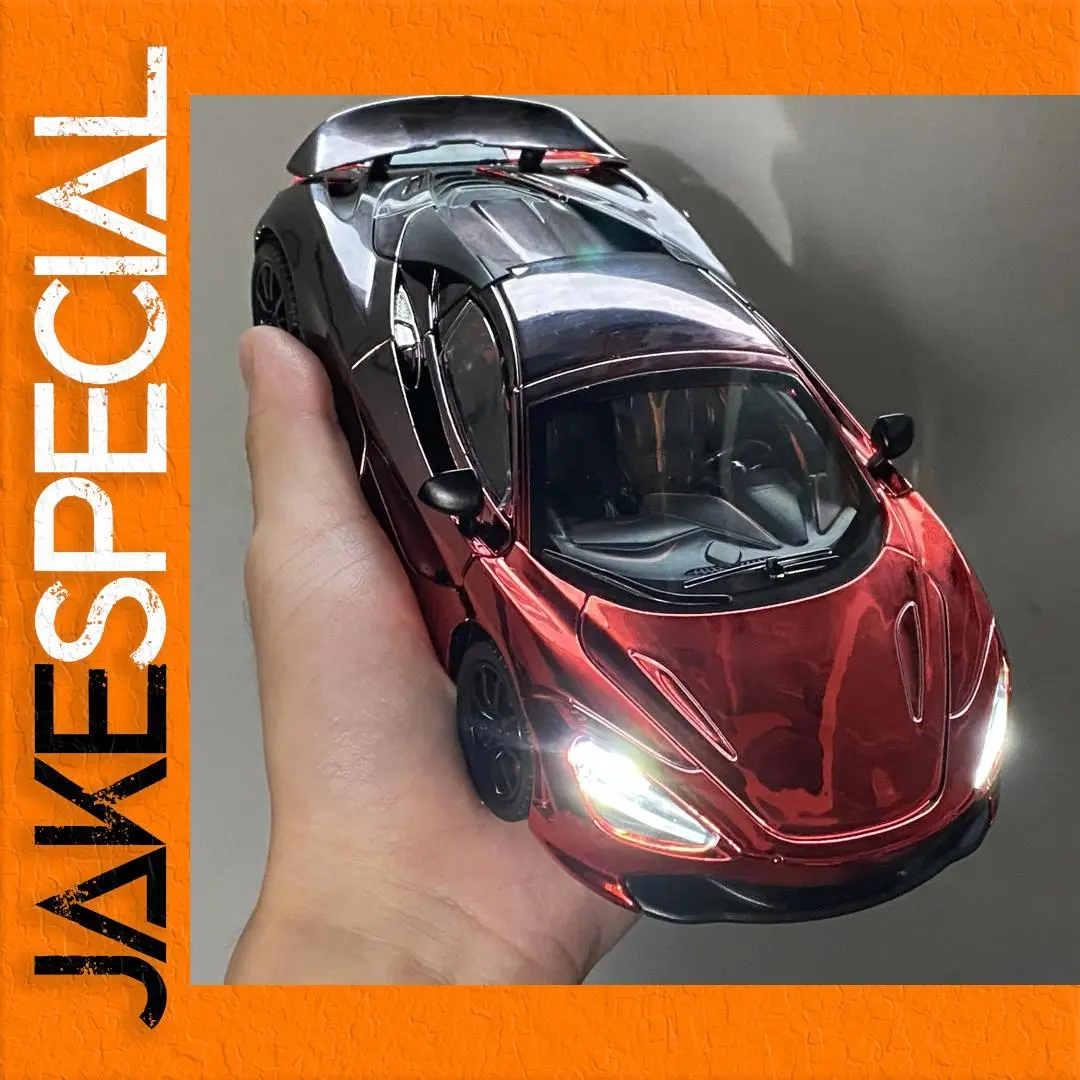 Red McLaren 720S 1:24 Diecast Model 1 Red McLaren 720S 1:24 Diecast Model