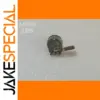 Vintage Silver Alpha A500K Mini Potentiometer for Guitars