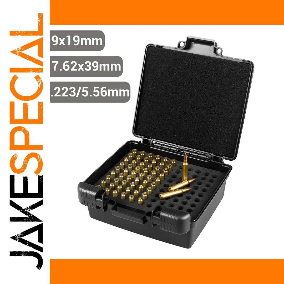 Ammo Storage Box 99 Rounds, Impact-Resistant 1 Ammo Storage Box 99 Rounds, Impact-Resistant