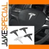 Tesla Steering Wheel Badge for Model 3/Model S/Y/X