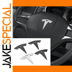 Tesla Steering Wheel Badge for Model 3/Model S/Y/X