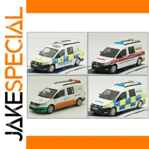 1:64 Scale Police Car Model of Volkswagen Caddy MAXI