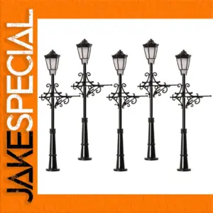 Vintage N Scale Street Lamp Set with LEDs