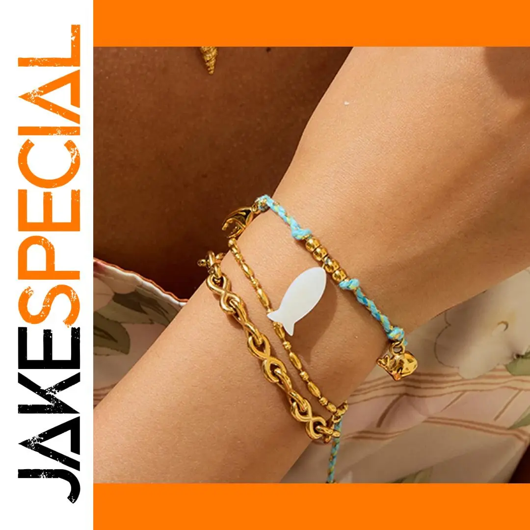 Ocean-Inspired Stainless Steel Women's Bracelet 1 Ocean-Inspired Stainless Steel Women's Bracelet