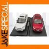White and Red Alloy Car Models 1:18 Scale Set