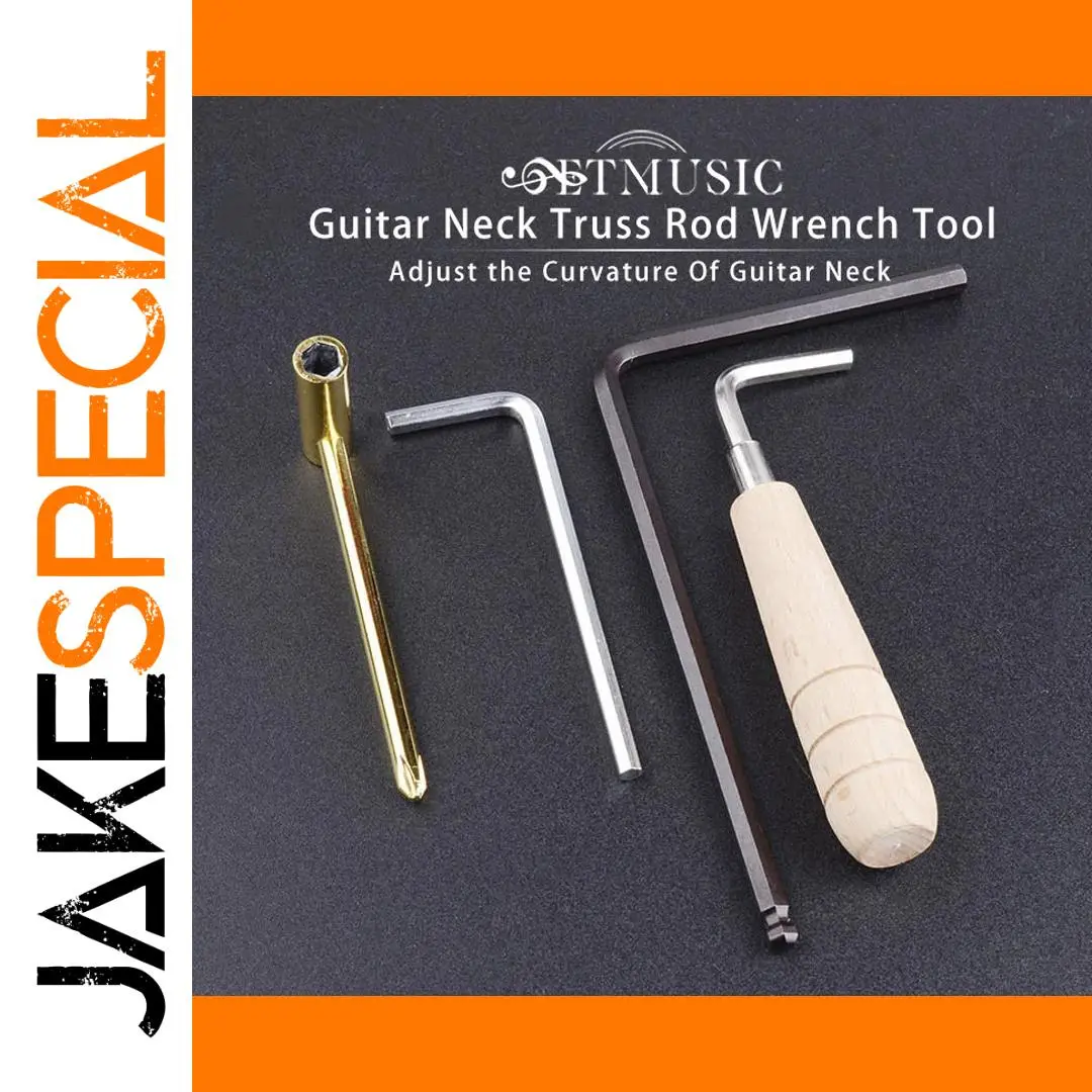 Precision Guitar Truss Rod Wrench Set for Acoustic & Electric Guitars 1 Precision Guitar Truss Rod Wrench Set for Acoustic & Electric Guitars