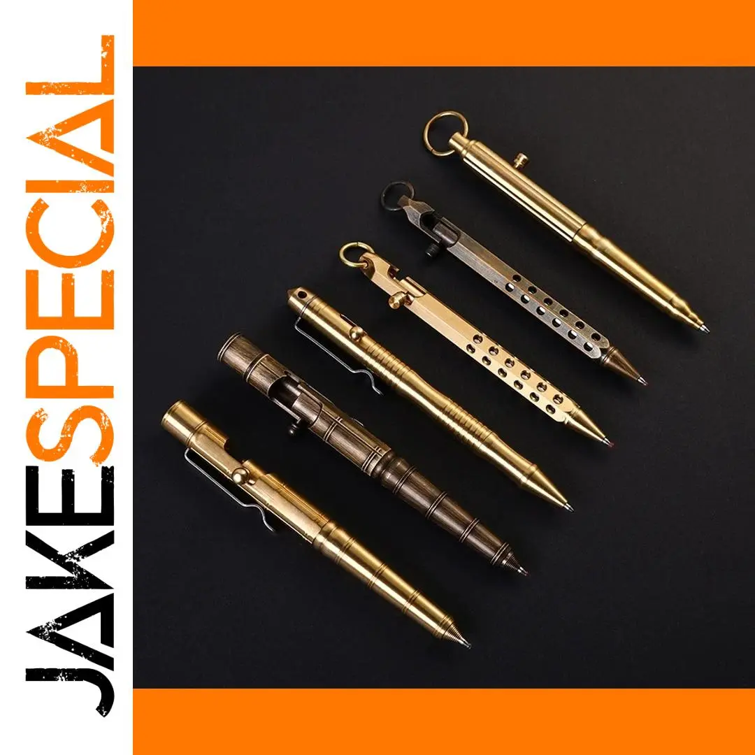 Brass Tactical Pen Set for Outdoors 1 Brass Tactical Pen Set for Outdoors
