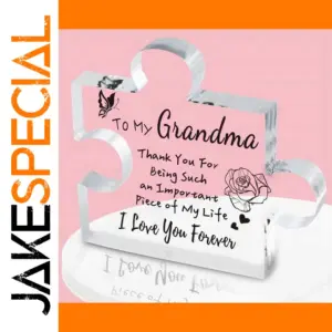 Grandma Heartfelt Acrylic Puzzle Plaque