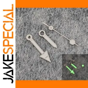 NH35 Compatible Green Luminous Watch Hand Set
