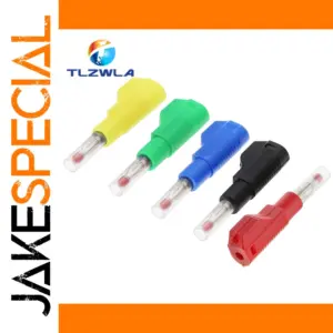 Vibrant 4mm Banana Plug Set with Safety Sheaths