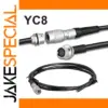 YC8 Aviation Plug Cable 1m with Gold- plated Connectors