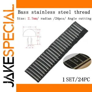 Stainless Steel Guitar Frets Set for 24-Fret Acoustic