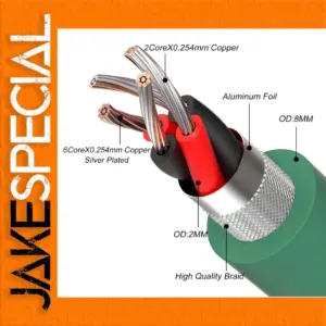 Preffair X403 Silver RCA Cable 0.5-6m