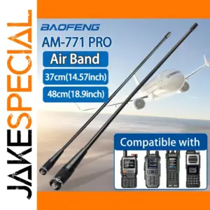 Professional Air Band Antenna 37cm-48cm, 3.5 dBi