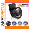 2-in-1 Mobile Phone Wide-Angle & Macro Lens