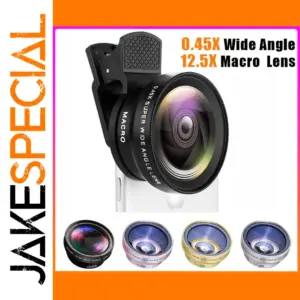 2-in-1 Mobile Phone Wide-Angle & Macro Lens