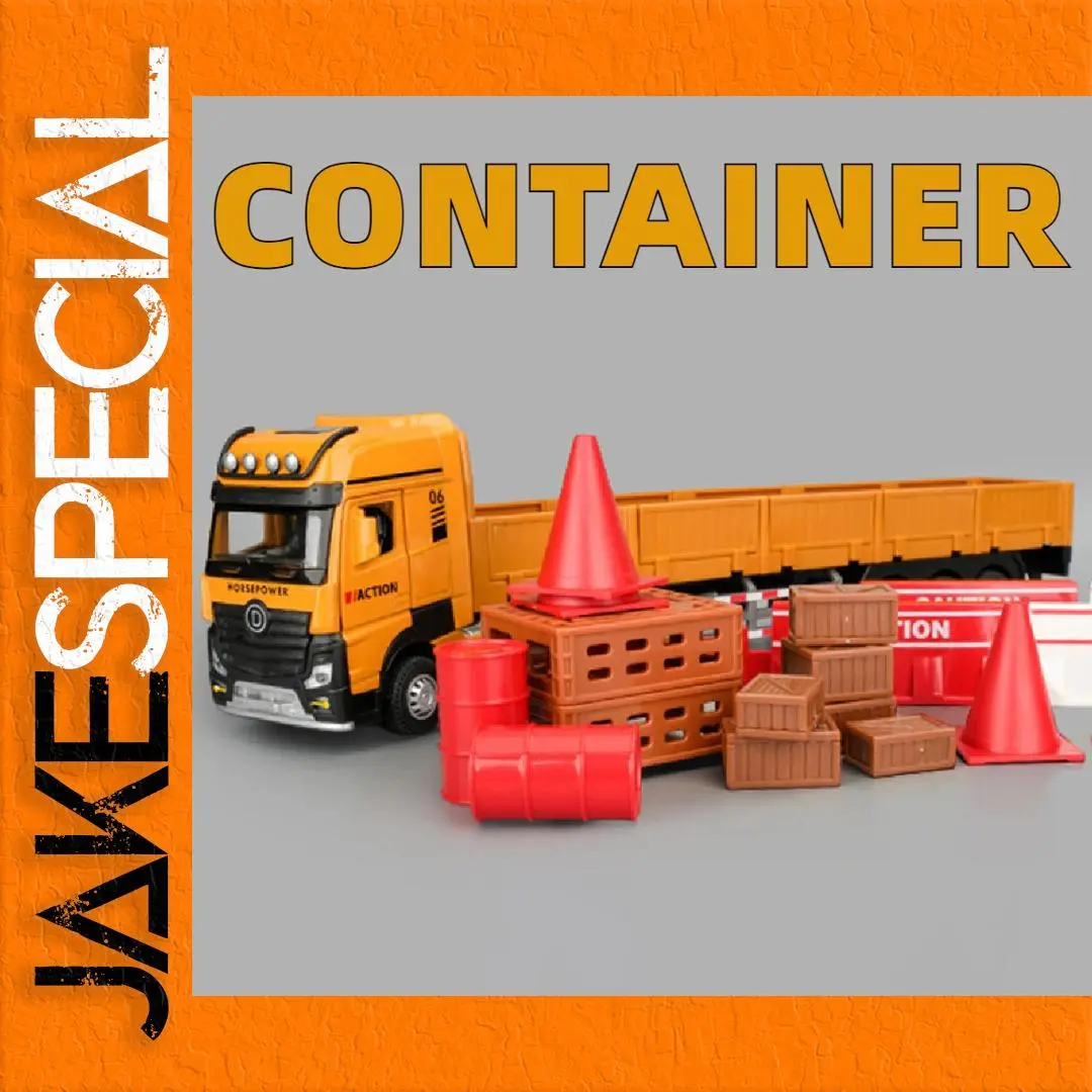 1:32 Scale Construction Truck and Crane Model 1 1:32 Scale Construction Truck and Crane Model