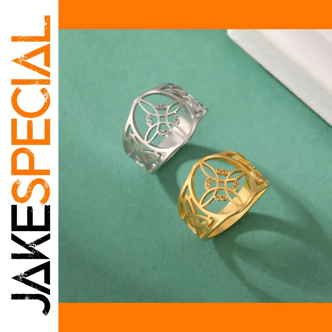 Celtic Knot Stainless Steel Ring for Adults 1 Celtic Knot Stainless Steel Ring for Adults