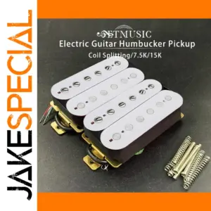 White Humbucker Pickup for Electric Guitar