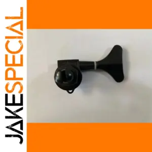 Left-Handed Black 4-String Bass Tuning Pegs