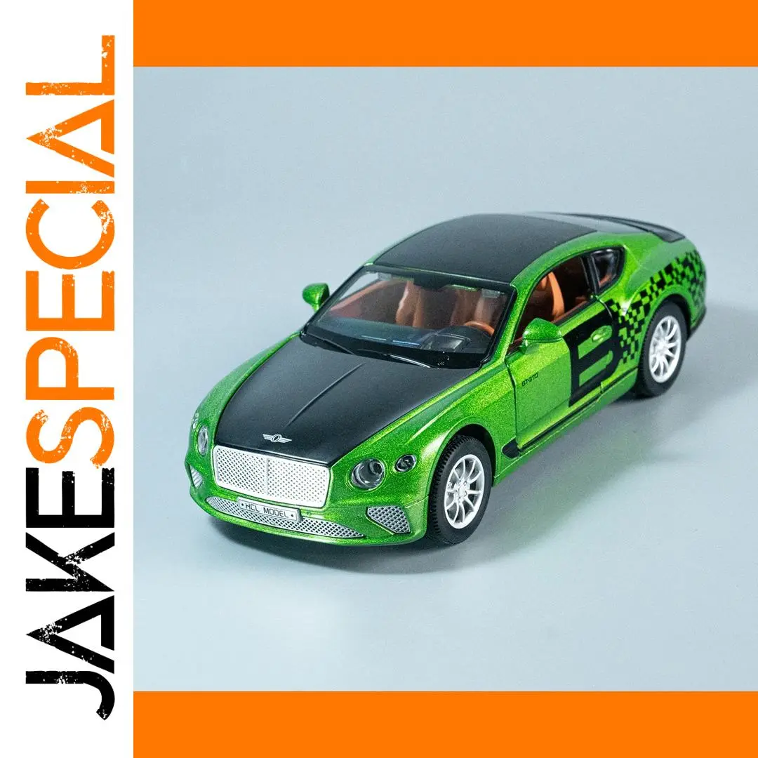 Vibrant Green 1:22 Scale Diecast Car Model 1 Vibrant Green 1:22 Scale Diecast Car Model