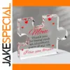 Heartfelt Acrylic Puzzle for Mom