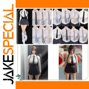 1/6 Scale Flannel Tie Set for Action Figures