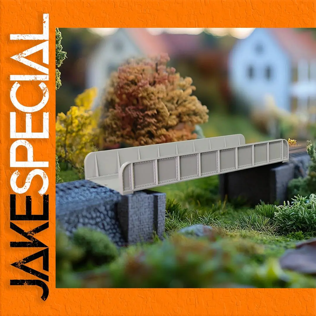 HO Scale Girder Bridge for Model Railroads 1 HO Scale Girder Bridge for Model Railroads