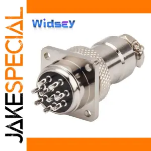 Square GX16 Aviation Connector 2-10 Pins