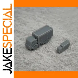 Miniature Military Support Vehicles Set in 1/350 & 1/700